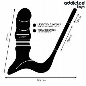 Addicted Toys Up&down Prostatarand met stoot- en vibratiefunctie Addicted Toys Up&down Prostatarand met stoot- en vibratiefunctie - Afbeelding 7