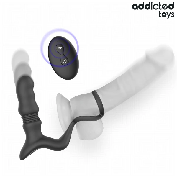 Addicted Toys Up&down Prostatarand met stoot- en vibratiefunctie