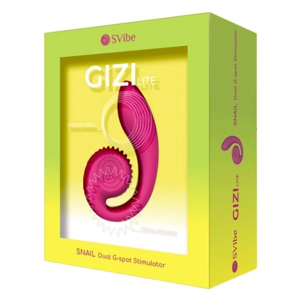 Snail Vibe Gizi Lite Dual G-Spot & Clitoral Vibrator roze