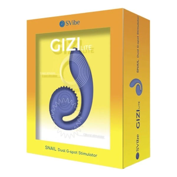 Snail Vibe Gizi Lite Dual G-punt- & clitorisvibrator met 5 standen, paars