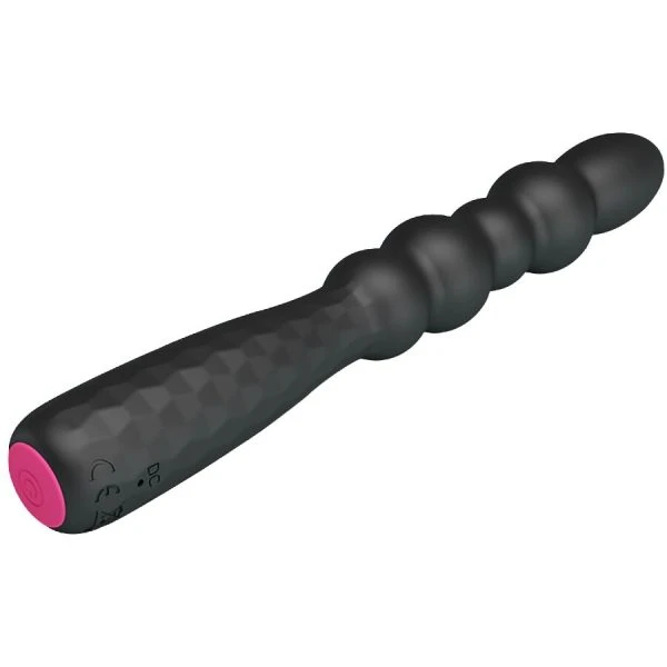 MR Play Flexible Vibrating Anal Plug, black