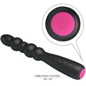 MR Play Flexible Vibrating Anal Plug, black MR Play Flexible Vibrating Anal Plug, black - Image 5