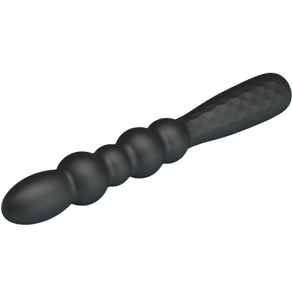 MR Play Flexible Vibrating Anal Plug, black