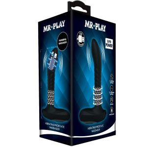 MR Play Prostaatmassageapparaat met Rotatie en Trilling, Siliconen, zwart MR Play Prostaatmassageapparaat met Rotatie en Trilling, Siliconen, zwart - Afbeelding 7