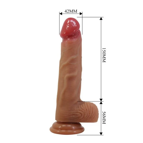 Pretty Love Lisle Realistische siliconen dildo met zuignap