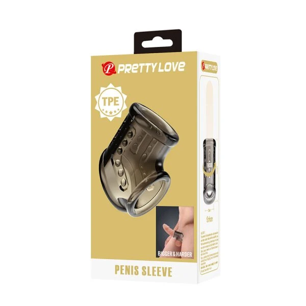 FOR HIM Pretty Love gestructureerde penishuls met stimulatieringen