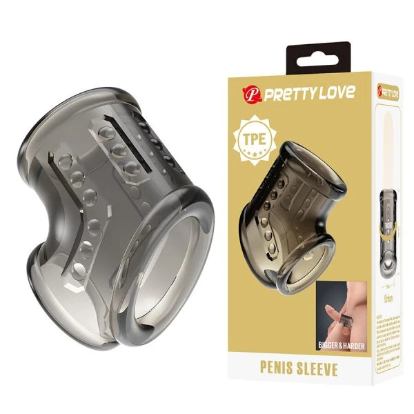 FOR HIM Pretty Love gestructureerde penishuls met stimulatieringen