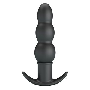 Anal Toys Pretty Love Aeaeas vibrerende anaalplug siliconen zwart Anal Toys Pretty Love Aeaeas vibrerende anaalplug siliconen zwart - Afbeelding 2