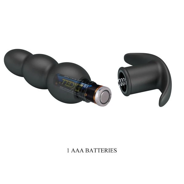 Anal Toys Pretty Love Aeaeas vibrerende anaalplug siliconen zwart