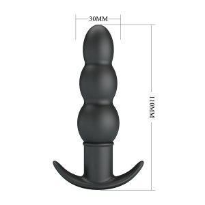 Anal Toys Pretty Love Aeaeas vibrerende anaalplug siliconen zwart Anal Toys Pretty Love Aeaeas vibrerende anaalplug siliconen zwart - Afbeelding 8