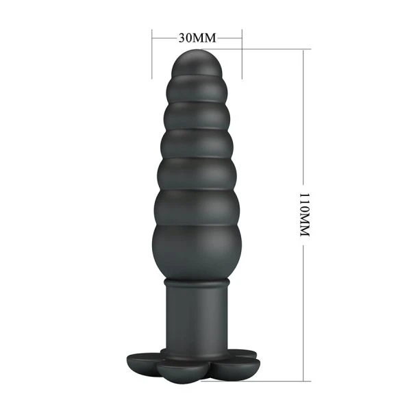 Anal Toys Pretty Love Imron Vibrerende Anaplug met 10 Standen, Siliconen
