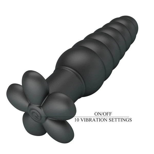 Anal Toys Pretty Love Imron Vibrerende Anaplug met 10 Standen, Siliconen
