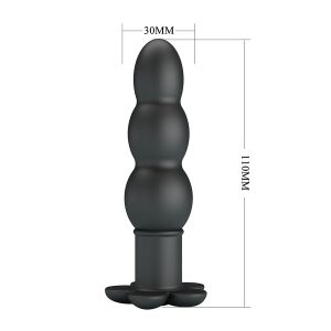 Anal Toys Pretty Love Jadier Trillende Anaalplug Silicone Zwart Anal Toys Pretty Love Jadier Trillende Anaalplug Silicone Zwart - Afbeelding 8