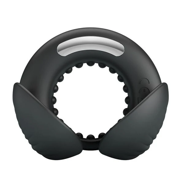 FOR HIM Pretty Love Quentin Penisring met testikelstimulator, siliconen