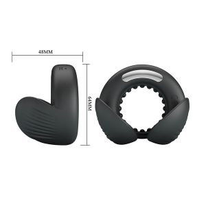 FOR HIM Pretty Love Quentin Penisring met testikelstimulator, siliconen FOR HIM Pretty Love Quentin Penisring met testikelstimulator, siliconen - Afbeelding 10