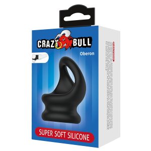 Crazy Bull Oberon Penisring mit Hodenstützring aus Silikon, schwarz Crazy Bull Oberon Penisring mit Hodenstützring aus Silikon, schwarz – Bild 7