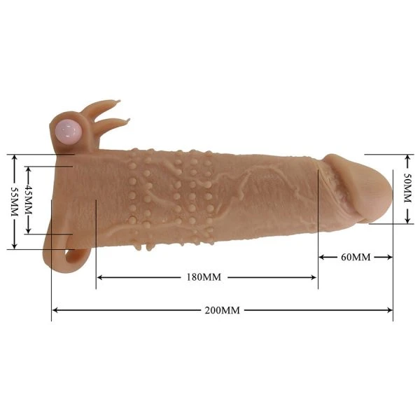 FOR HIM Pretty Love Quillon Penishuls met clitorisstimulator en vibratie FOR HIM Pretty Love Quillon Penishuls met clitorisstimulator en vibratie