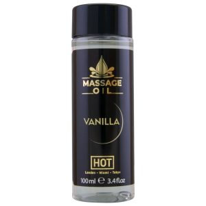 HOT Vanilla Massage Oil 100 ml – sensual care oil for relaxing massages HOT Vanilla Massage Oil 100 ml – sensual care oil for relaxing massages - Image 1