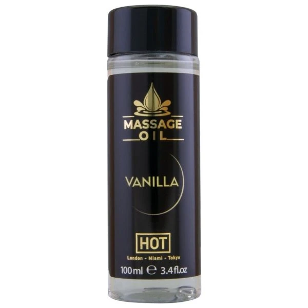 HOT Vanilla Massage Oil 100 ml – sensual care oil for relaxing massages