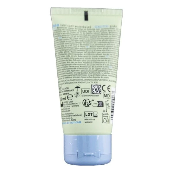 HOT Bio-glijmiddel op waterbasis Sensitive 50 ml HOT Bio-glijmiddel op waterbasis Sensitive 50 ml