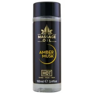 HOT Massage Oil Amber & Moschus 100 ml for sensual massages