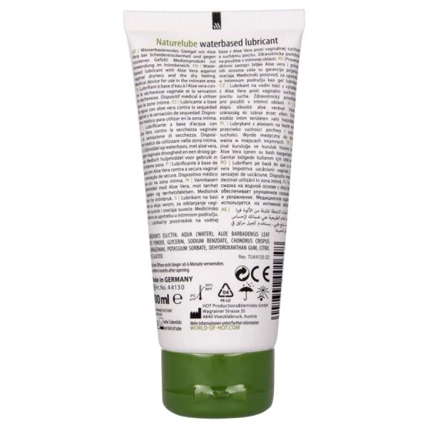 HOT glijmiddel op waterbasis met Aloë Vera 100 ml