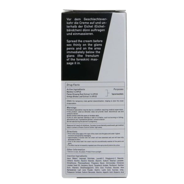 HOT Rhino Long Power Cream 30 ml – Vertragingscrème voor mannen met Ginkgo