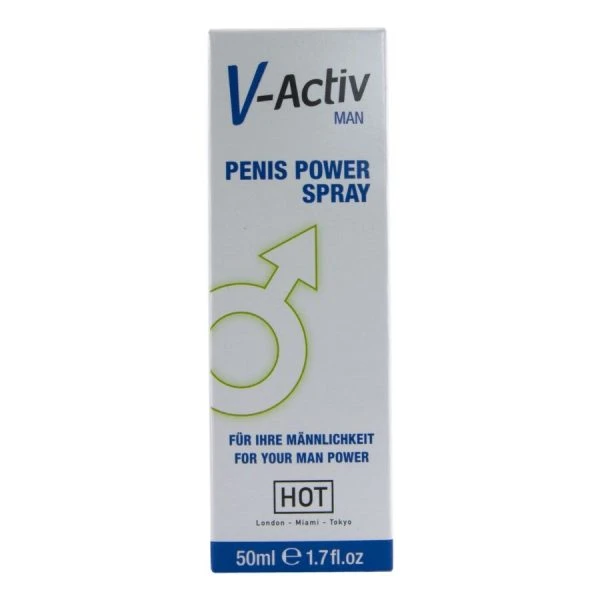 HOT V-aktiv Penisspray voor mannen met stimulerende werking 50 ml HOT V-aktiv Penisspray voor mannen met stimulerende werking 50 ml
