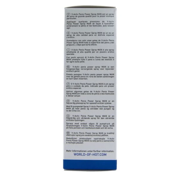 HOT V-aktiv Penisspray voor mannen met stimulerende werking 50 ml HOT V-aktiv Penisspray voor mannen met stimulerende werking 50 ml