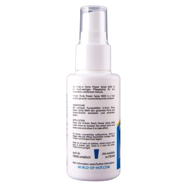HOT V-aktiv Penisspray voor mannen met stimulerende werking 50 ml HOT V-aktiv Penisspray voor mannen met stimulerende werking 50 ml