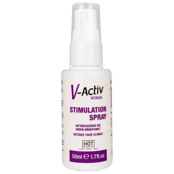 HOT V-activ Stimulatiespray voor vrouwen 50 ml met warmte-effect