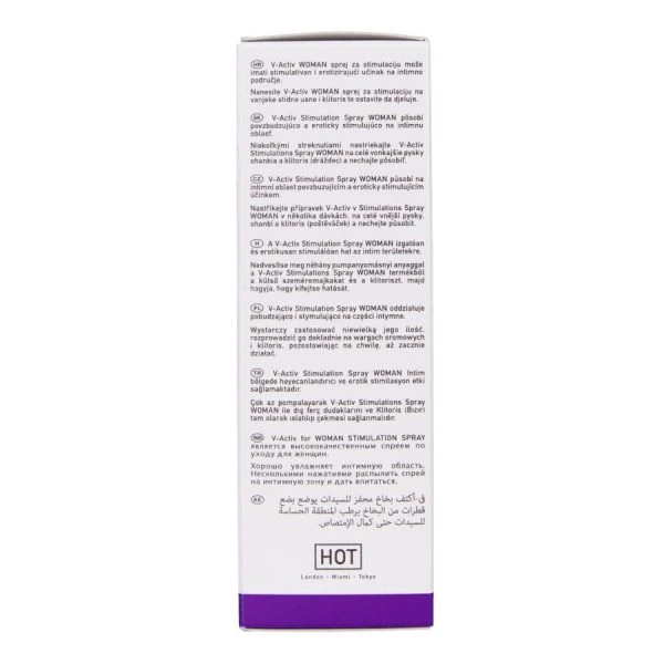 HOT V-activ Stimulatiespray voor vrouwen 50 ml met warmte-effect