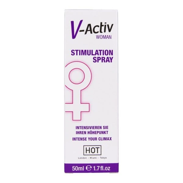 HOT V-activ Stimulatiespray voor vrouwen 50 ml met warmte-effect