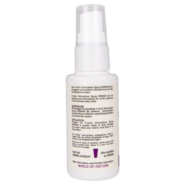 HOT V-activ Stimulatiespray voor vrouwen 50 ml met warmte-effect