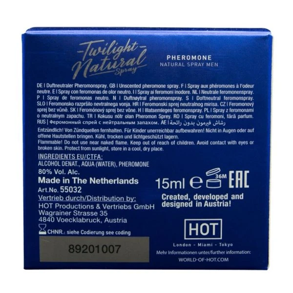 HOT Twilight-pheromon Natuurlijk Voor Mannen Feromonenspray