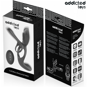 Addicted Toys Doppelter Penisring mit Klitorisstimulator, 10 Vibrationsmodi Addicted Toys Doppelter Penisring mit Klitorisstimulator, 10 Vibrationsmodi – Bild 7