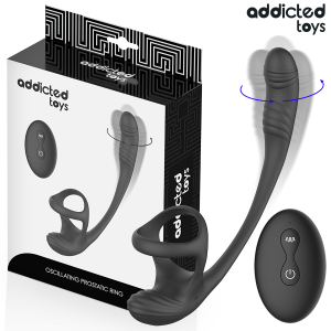 Addicted Toys Anal Vibrator with Testicle Stimulator and 360° Wave Motion Addicted Toys Anal Vibrator with Testicle Stimulator and 360° Wave Motion - Image 1