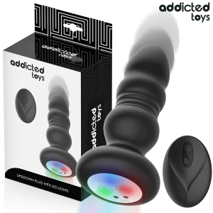 Addicted Toys Anale Vibrator met Stootfunctie en LED, 11,9 cm