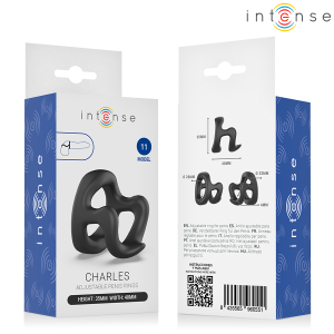 Intense FOR HIM Penisring Charles verstelbaar, H-vormig Intense FOR HIM Penisring Charles verstelbaar, H-vormig - Afbeelding 6