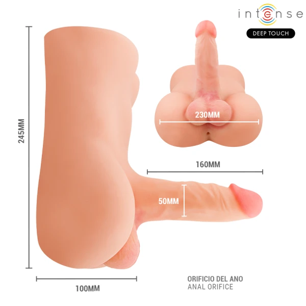 Intense Bodies & Masturbators Torso met Dildo en Trilling Intense Bodies & Masturbators Torso met Dildo en Trilling