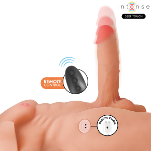 Intense Deep Touch Masturbator Torso met Anus en Dildo, Vibratie en Stootfunctie Intense Deep Touch Masturbator Torso met Anus en Dildo, Vibratie en Stootfunctie - Afbeelding 4