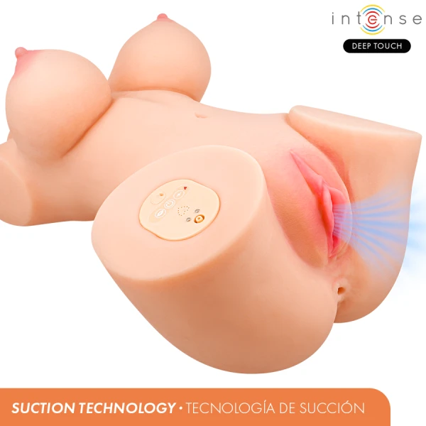 Intense Bodies & Masturbators Masturbator-Torso Deep Touch mit Vibration und Wärme