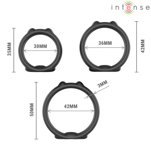 Intense FOR HIM Penisring-Set Peter 3-pack met 3 maten Intense FOR HIM Penisring-Set Peter 3-pack met 3 maten - Afbeelding 5