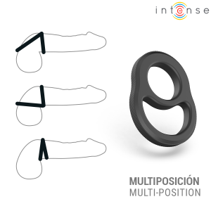 Intense FOR HIM Dubbele Penisring ergonomisch ontwerp 7,2 cm x 5,5 cm Intense FOR HIM Dubbele Penisring ergonomisch ontwerp 7,2 cm x 5,5 cm - Afbeelding 3
