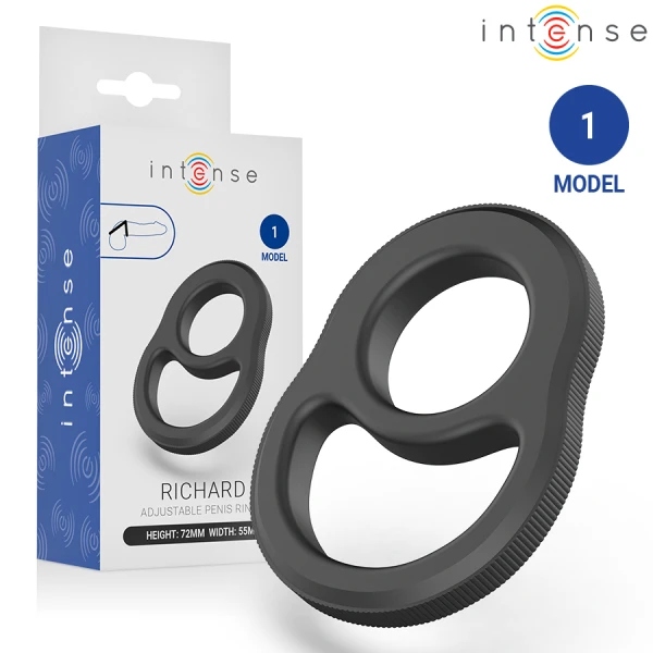 Intense FOR HIM Dubbele Penisring ergonomisch ontwerp 7,2 cm x 5,5 cm