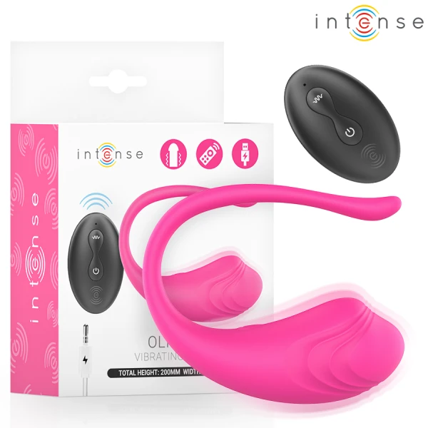 Intense Remote Control Vibrations-Ei Olivia Pink mit Fernbedienung