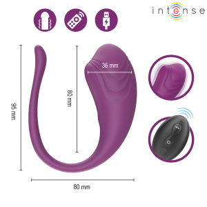 Intense Remote Control Vibrations-Ei Olivia Purple met afstandsbediening Intense Remote Control Vibrations-Ei Olivia Purple met afstandsbediening - Afbeelding 6