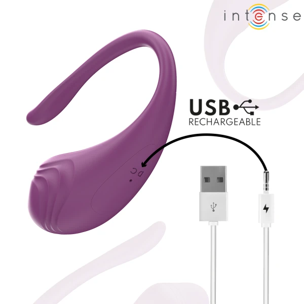 Intense Remote Control Vibrations-Ei Olivia Purple met afstandsbediening