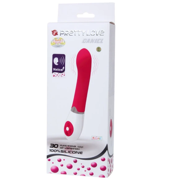 High Tech Pretty Love Flirtation Daniel opzetvibrator met spraakbesturing