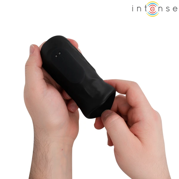 Intense FOR HIM Penisring met omhulsel en vibratie Sean Model 13